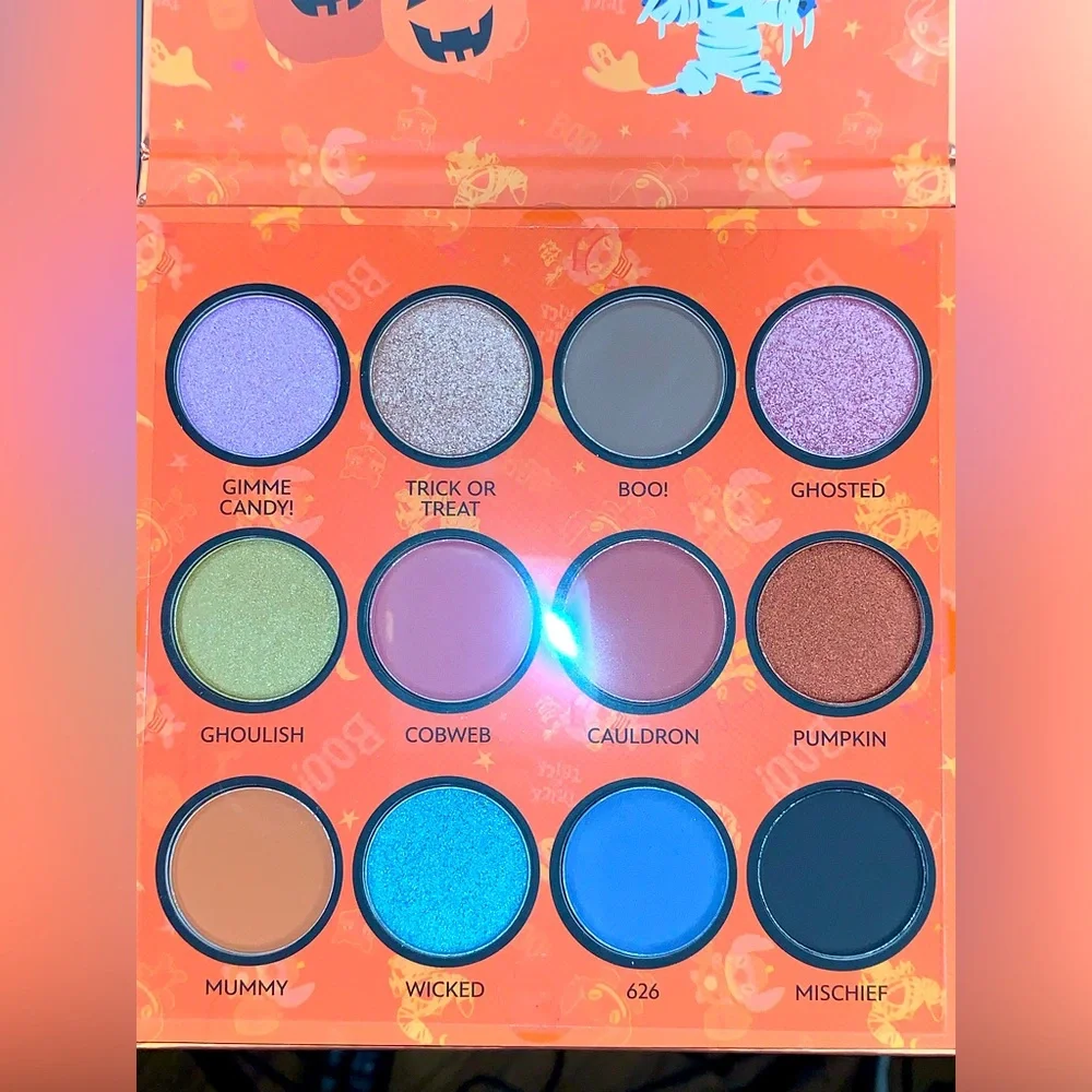 Disney Stitch 12 Color Eyeshadow Palette Halloween Themed- NWT
